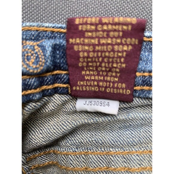 ZD Jeans Women’s Premium Size 13 Flare Blue Dark Denim Pockets Stretch Denim - Picture 13 of 13